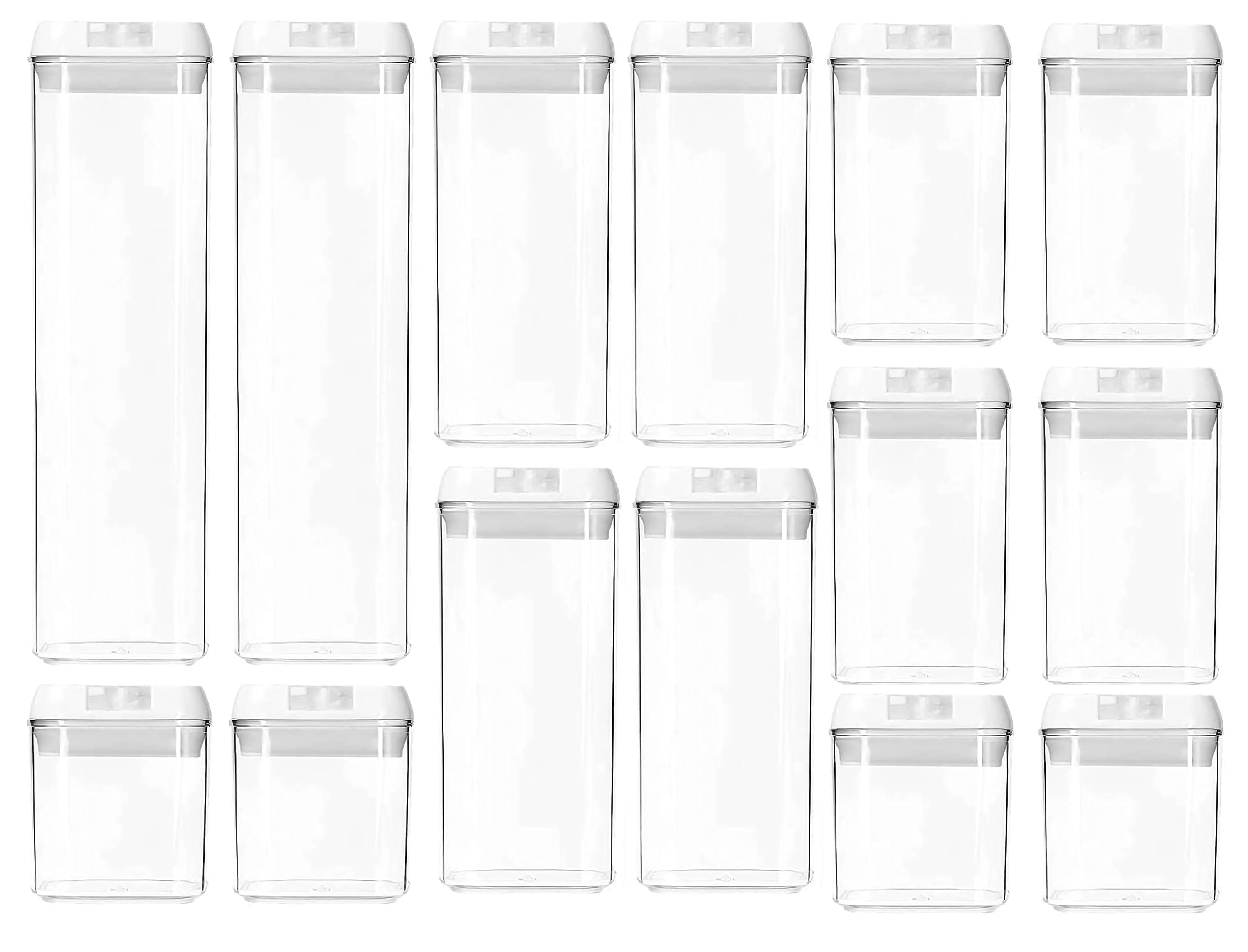 DEVELO 14 Piece Air Tight Food Storage, Empty