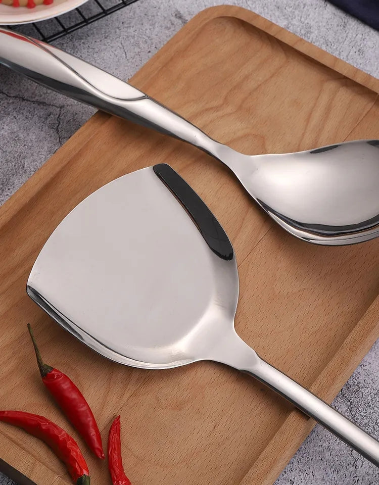 Chrome, 201 Stainless Steel 7 Piece Utensil Set