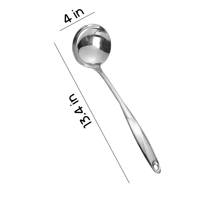Chrome, 201 Stainless Steel 7 Piece Utensil Set