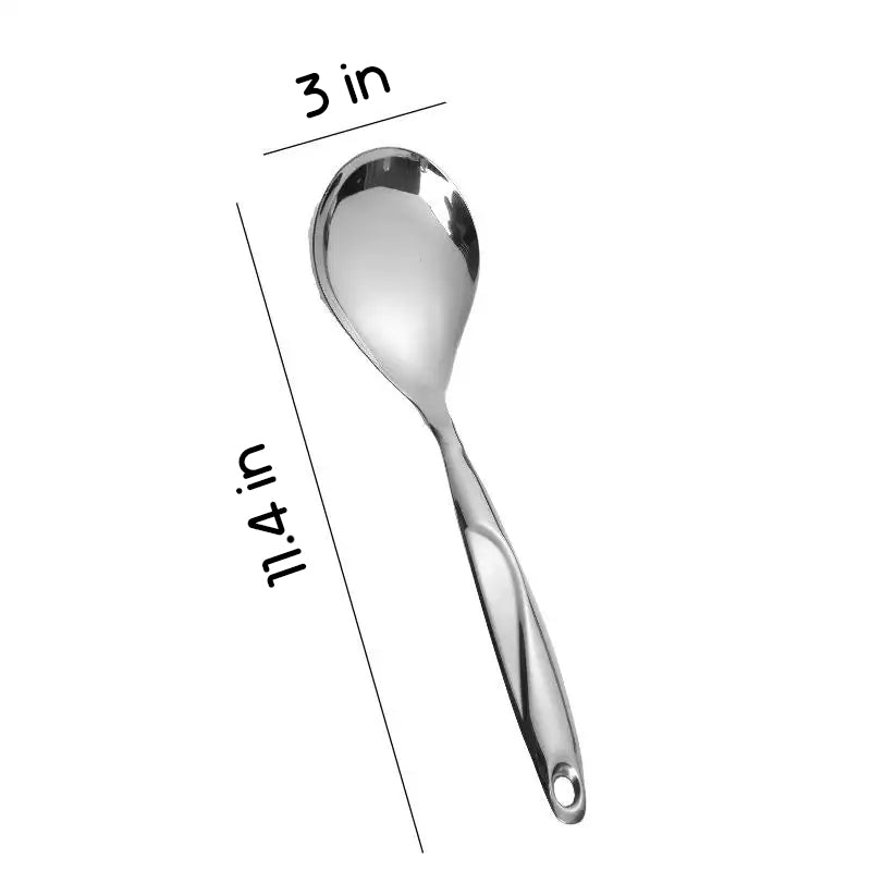Chrome, 201 Stainless Steel 7 Piece Utensil Set