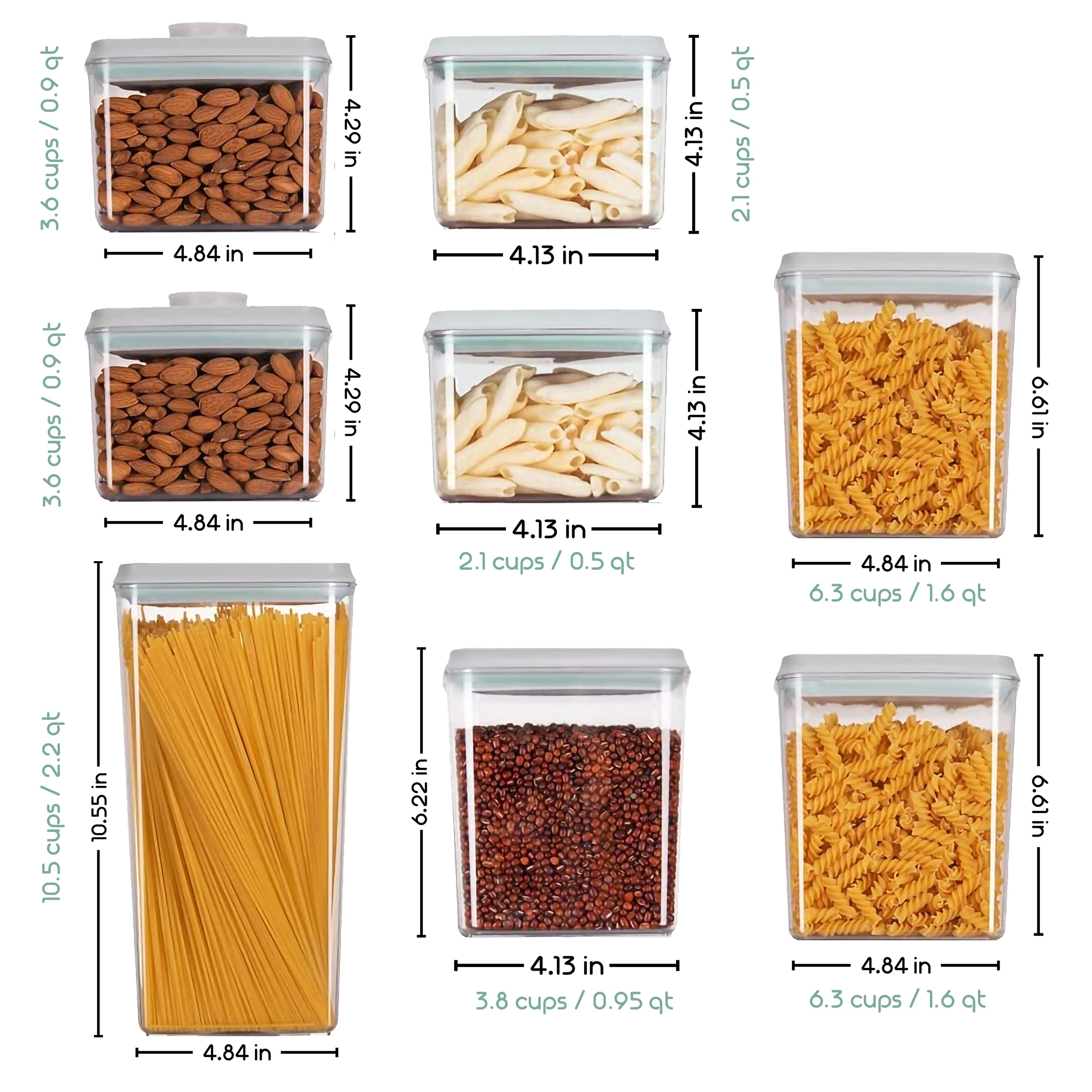 8-Piece POP Container Set