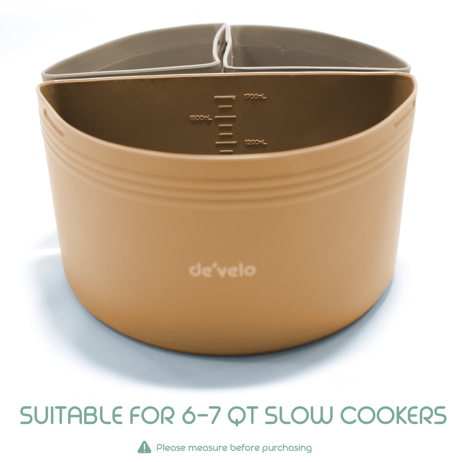 Reusable Silicone Crock-Pot & Slow-Cooker Divider 3-Piece  ** BLACK FRAIDAY DEAL ** Limit One Per Customer