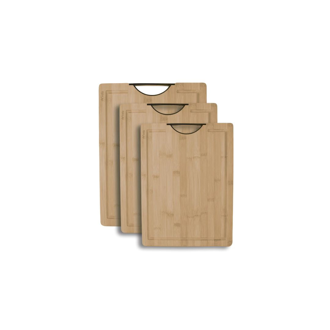 Bamboo Cutting Board 3 Piece Set