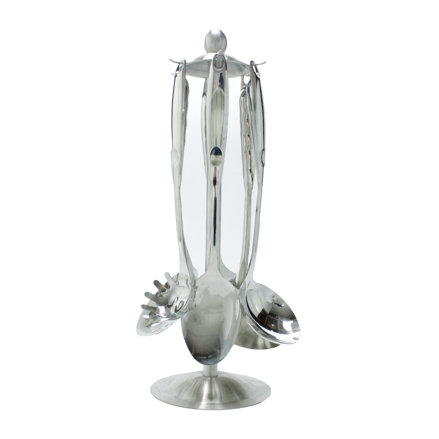 7-Piece Chrome Silver Kitchen Utensil Set, SS201