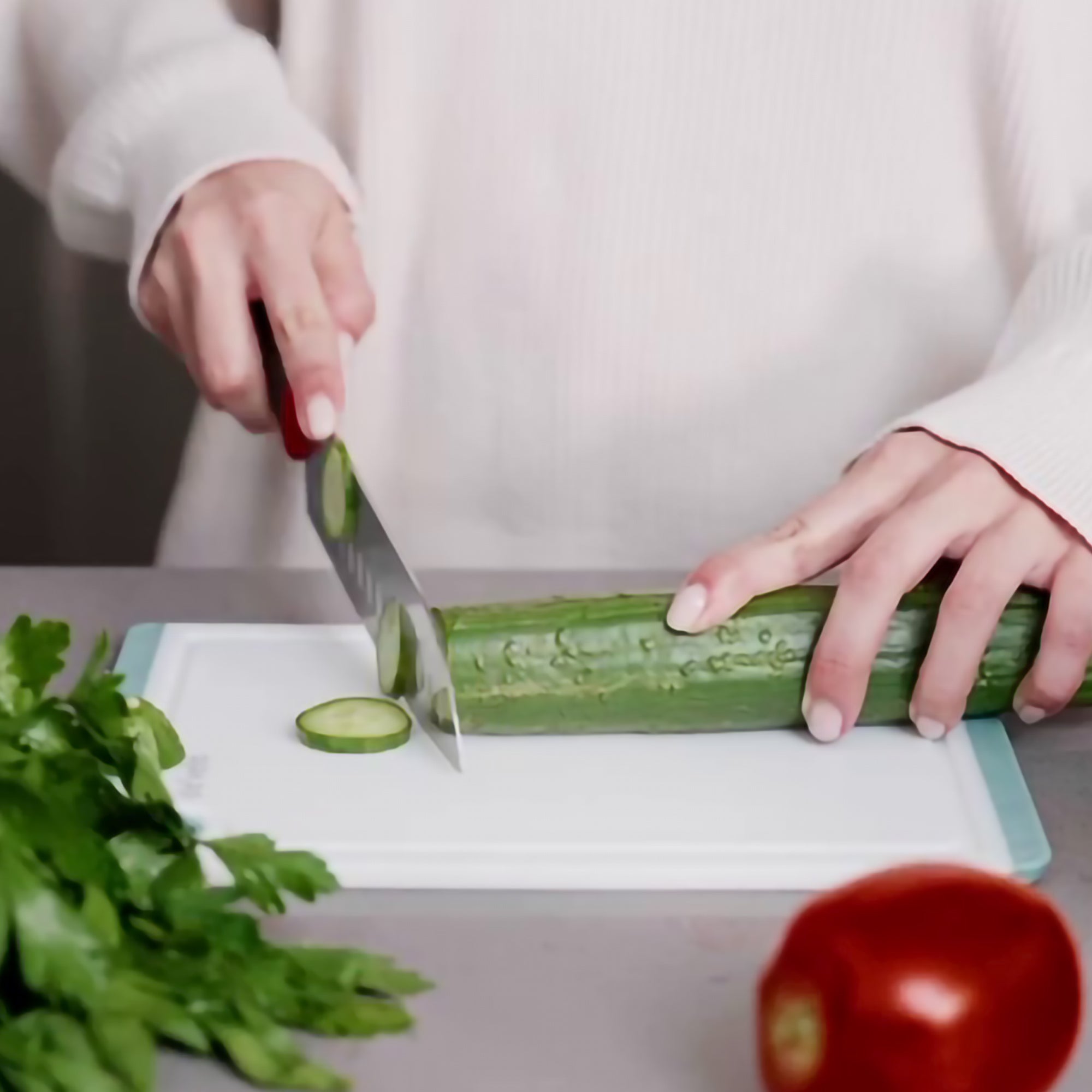 3-Piece Plastic Utility Non-Slip Cutting Board Set