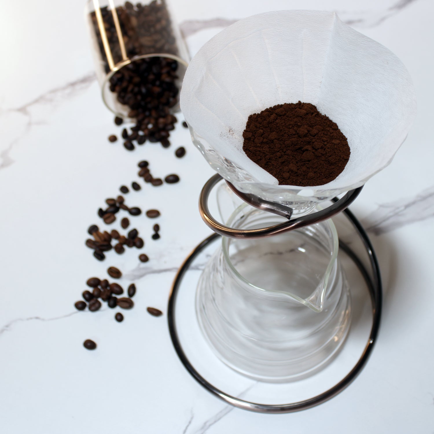 Glass Pour Over Coffeemaker, Hand Drip Coffee Kit