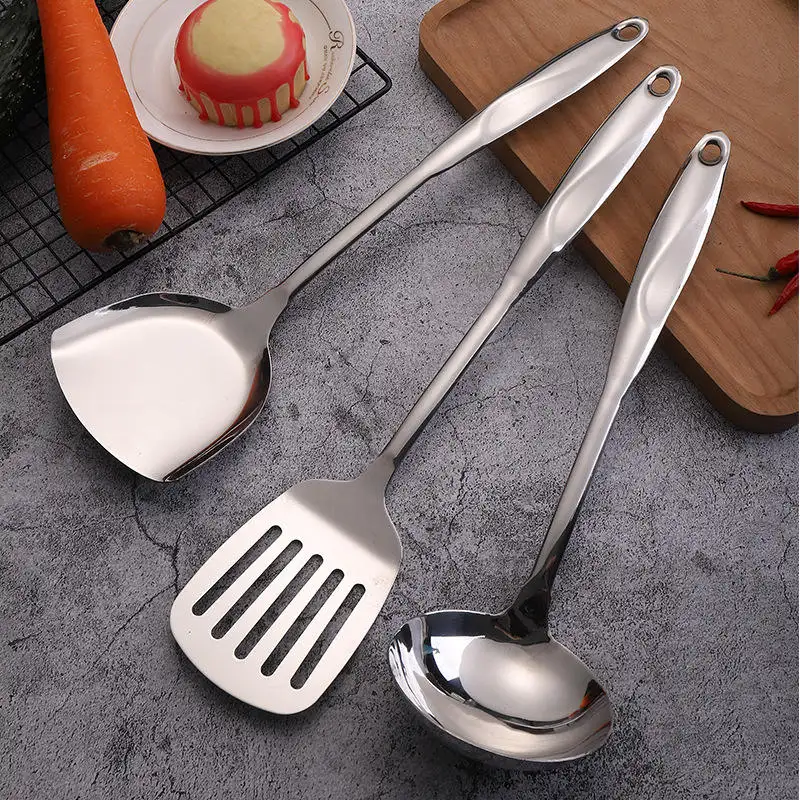 Chrome, 201 Stainless Steel 7 Piece Utensil Set