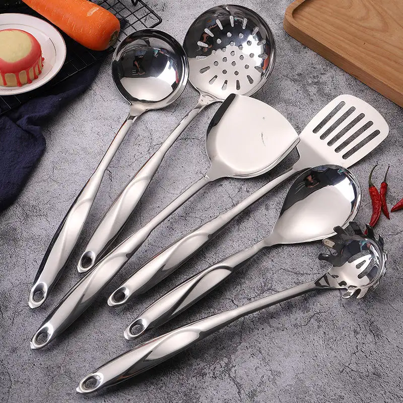 Chrome, 201 Stainless Steel 7 Piece Utensil Set