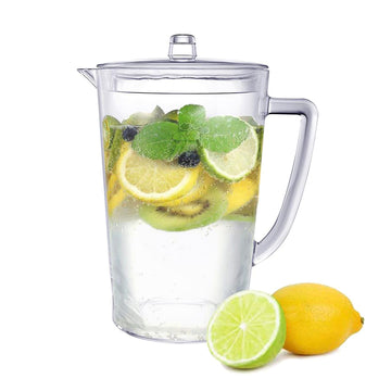 7-Piece Acrylic Water Pitcher and Tumbler Set Blue