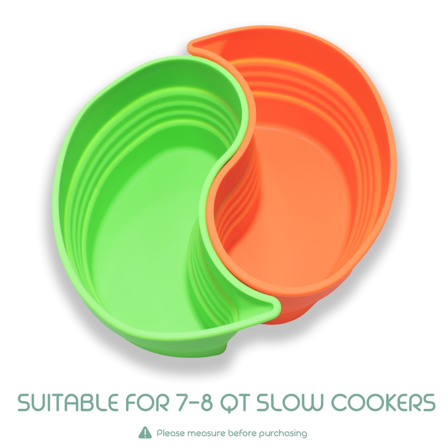new england stories RNAB0C24BQN8W potdivider silicone slow cooker