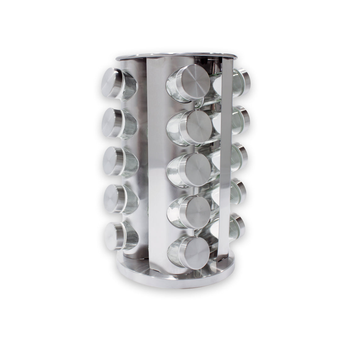 Round Revolving Spice Rack with 20 Jars.