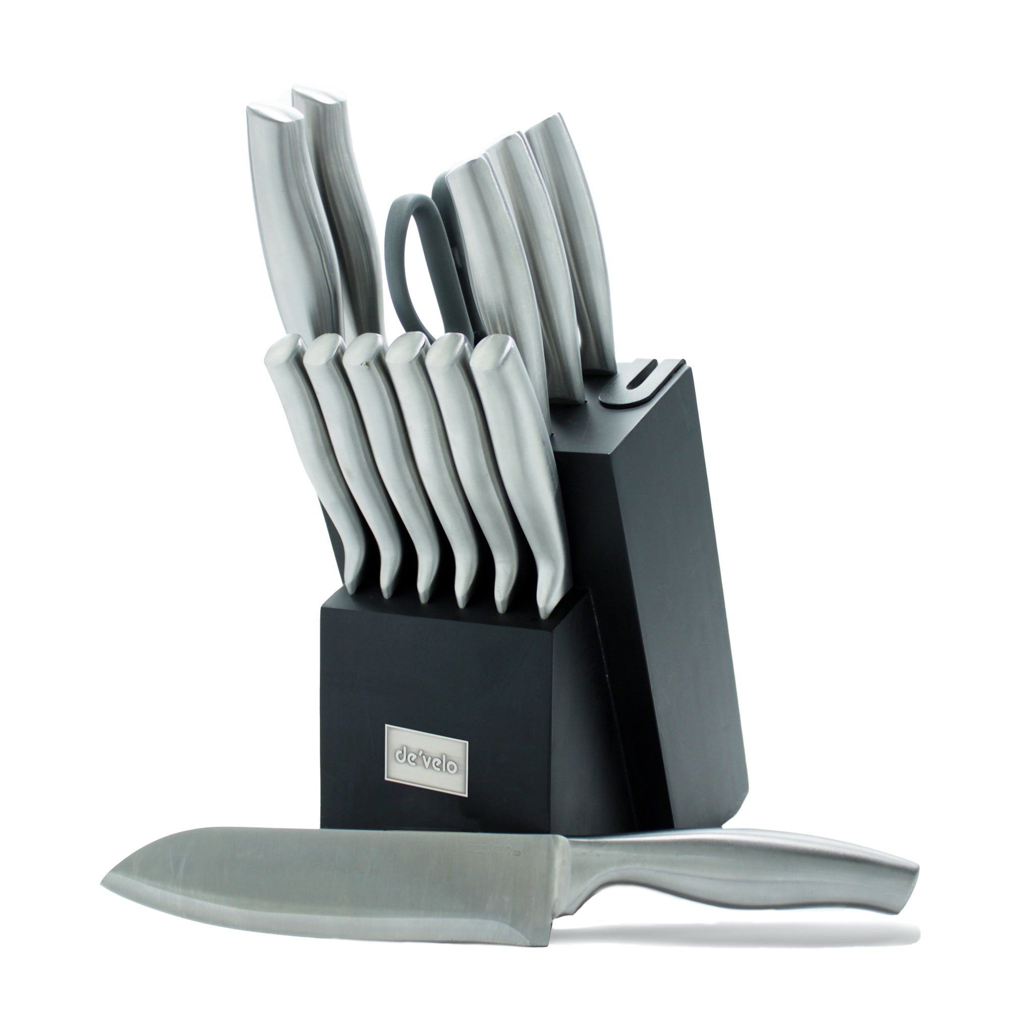 KD 15 PCS Kitchen Knife Set with Block and Utensil Holder – Knife Depot Co.