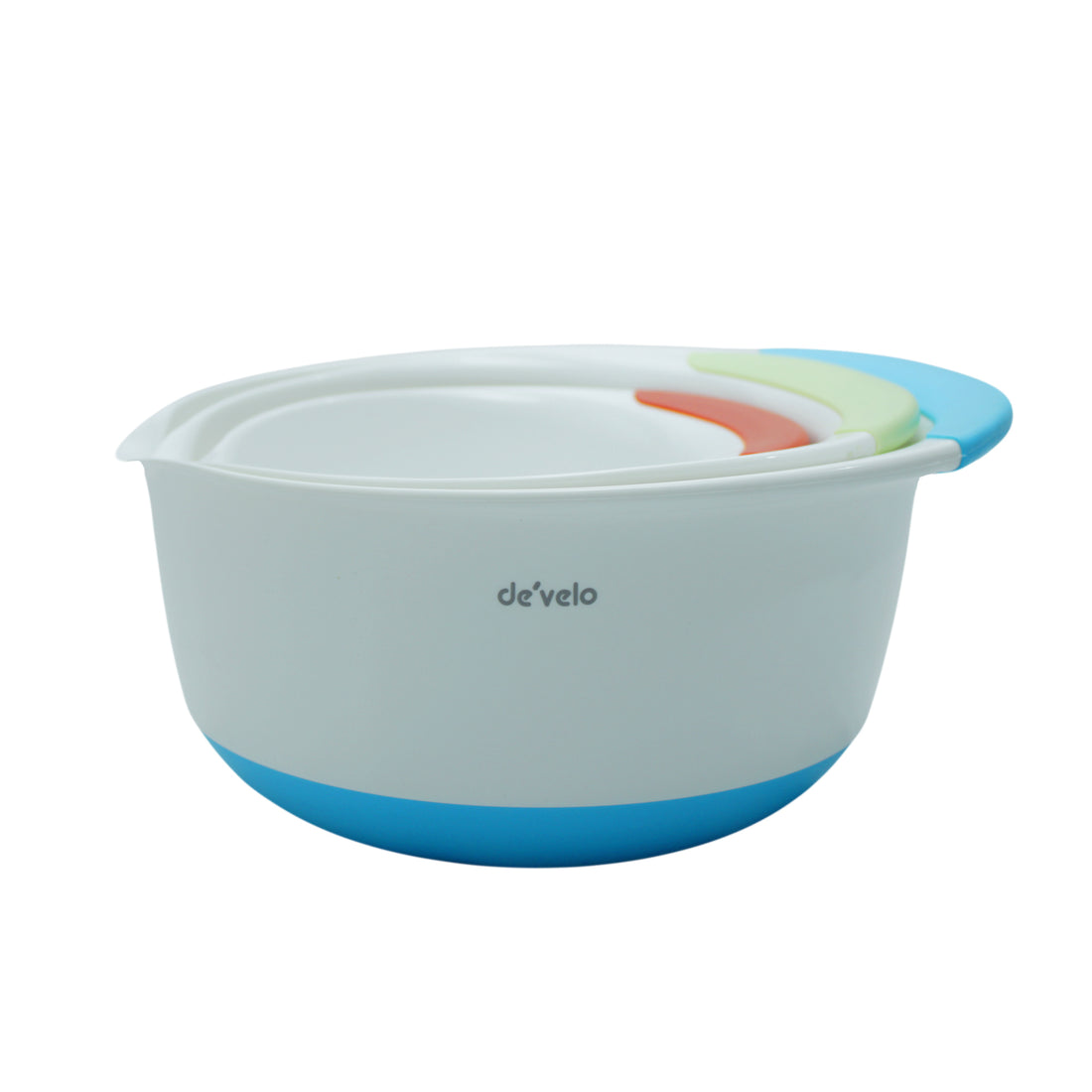 3-Piece Plastic Mixing Bowl