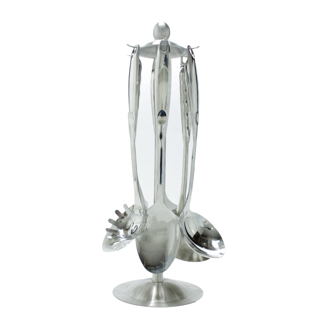 7-Piece Chrome Silver Kitchen Utensil Set, SS201